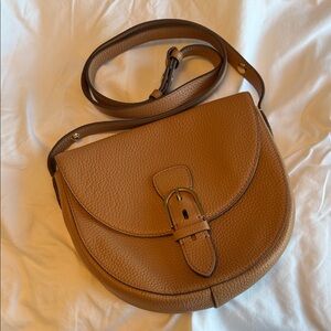 Everleigh Leather Large Flap Crossbody Bag